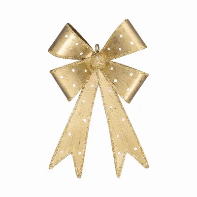 Decoration Bow, Gold hanging small