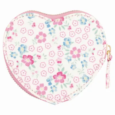 Purse heart Allyna, White