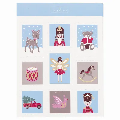 Sticker Xmas letter, White