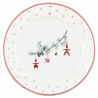 Liten assiett Juana, White