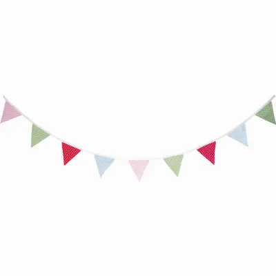 Flag bunting Dotty mix with bag
