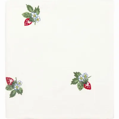 Duk Berry, White w emb 100 x 100 cm