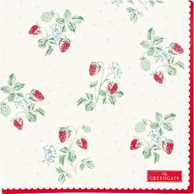 Servetter Berry, White