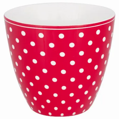 Lattemugg Dotty, Red