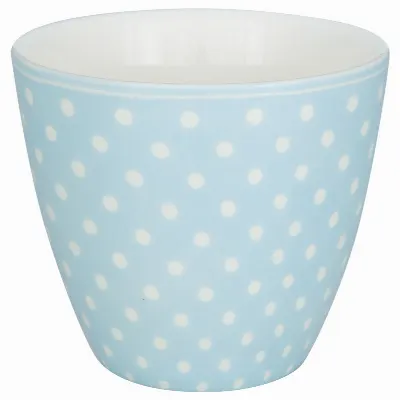 Lattemugg Dotty, Pale blue