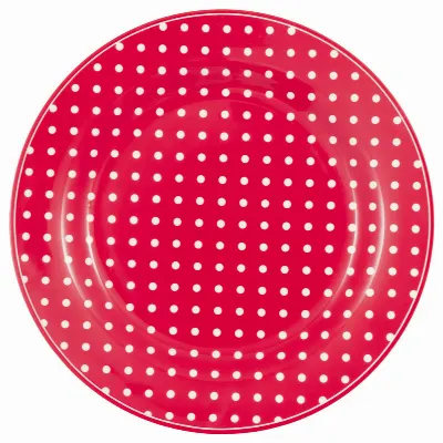 Assiett Dotty, Red