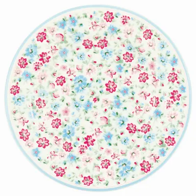 Liten assiett Louisa, White