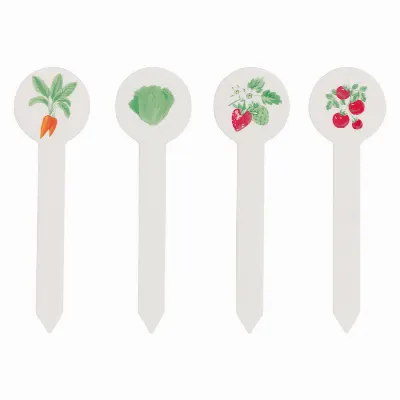 Plant markers Berry, White set of 4 pcs ass