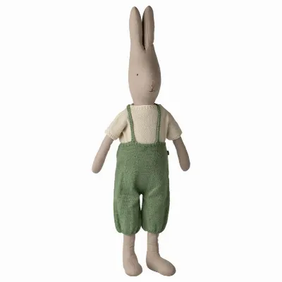 Rabbit, Size 5 - Knitted shirt and overall