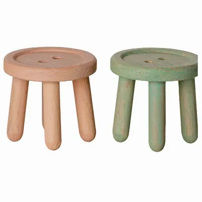 Stool set, Mouse - Light rose/Light mint