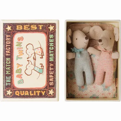 Twins, Baby mice in matchbox - Checker