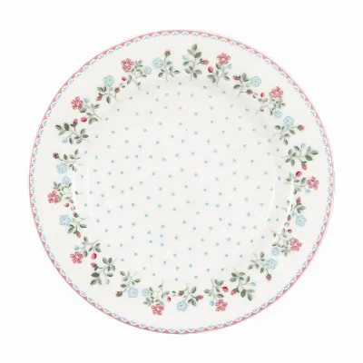 Liten assiett Celia, White