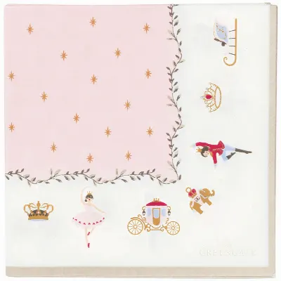 Servetter Royal Christmas, White Small