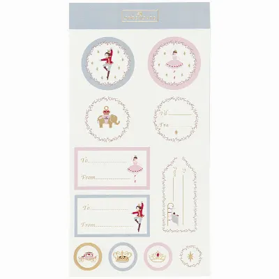 Sticker set Royal Christmas white 9 pages