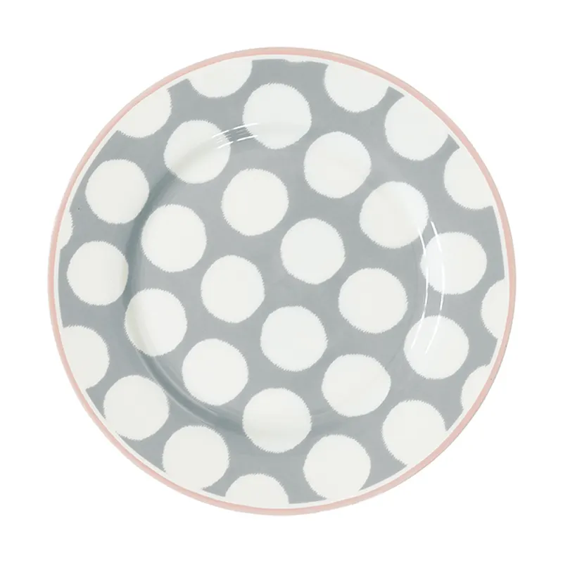 Assiette Aura, Grey