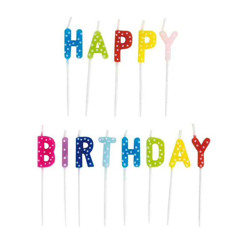 Tårtljus, HAPPY BIRTHDAY