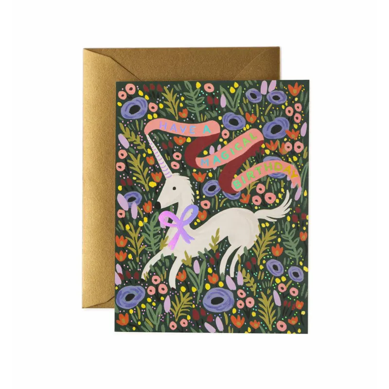 Kort med kuvert, Magical Birthday Card