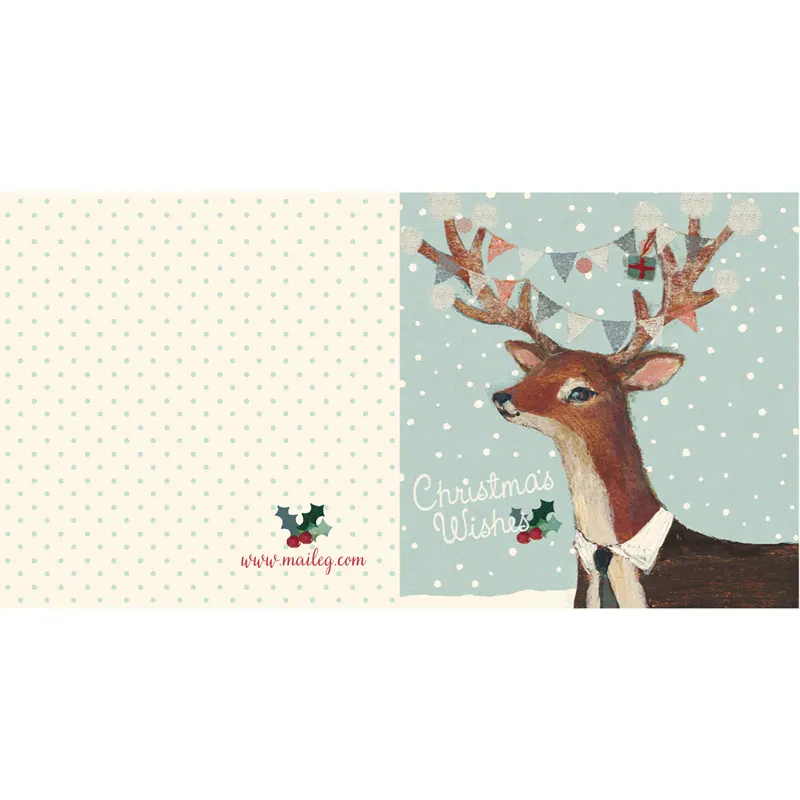 Kort med kuvert, Reindeer