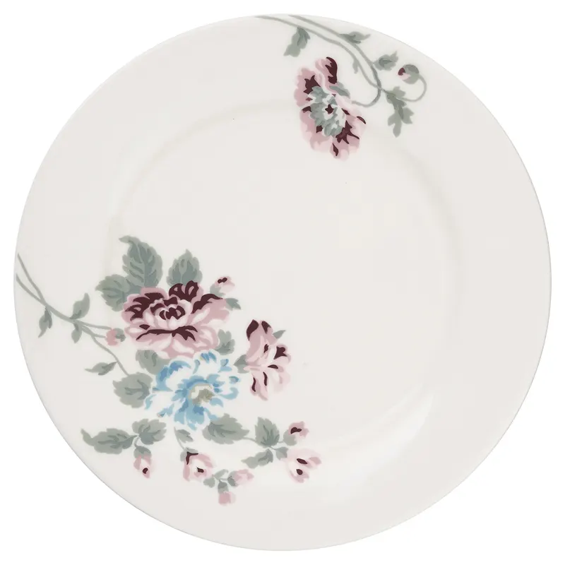 Assiette Maude, White