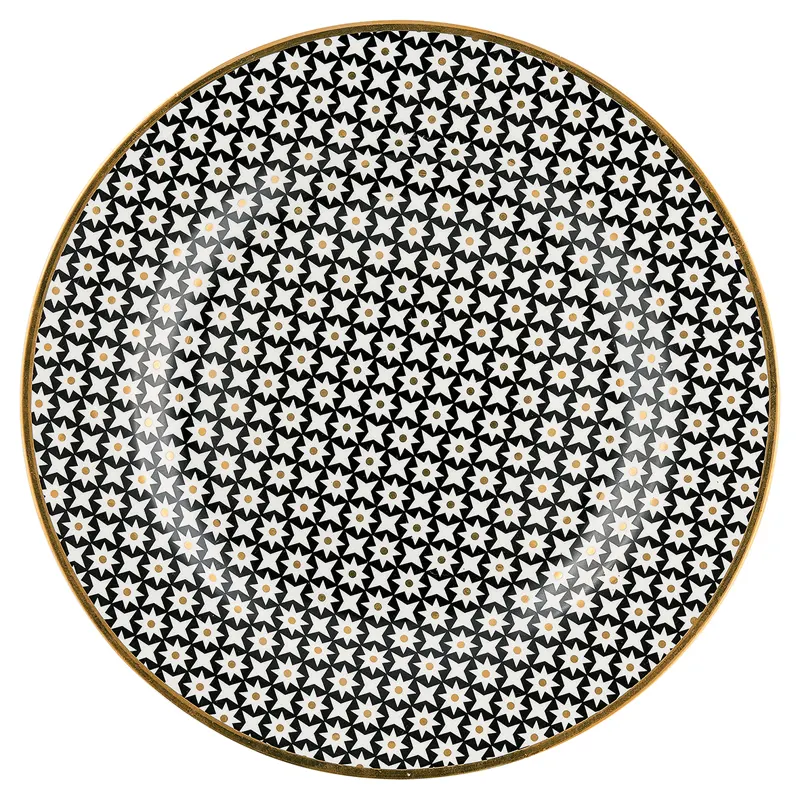 Assiette Lara, Gold