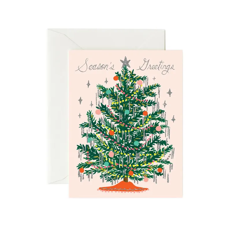 Kort med kuvert, Tinsel Tree