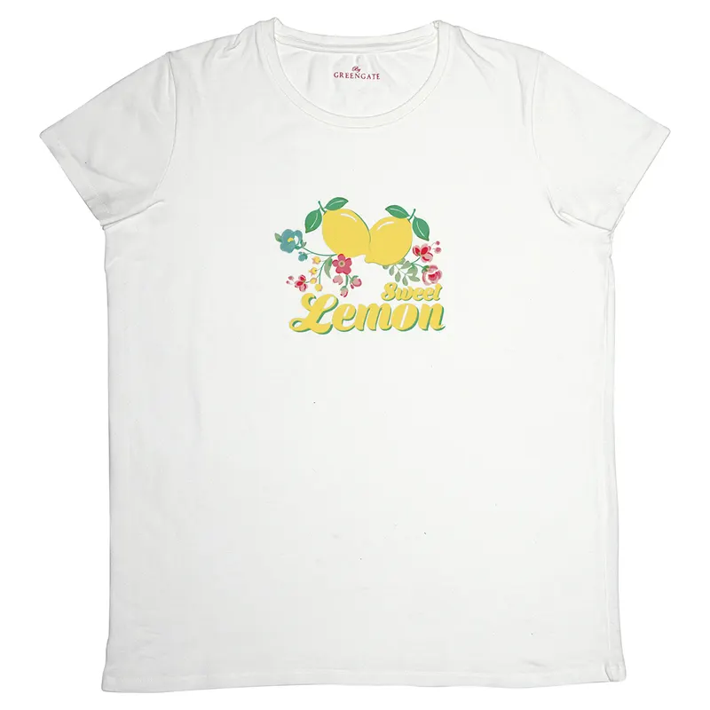 T-shirt Limona, White
