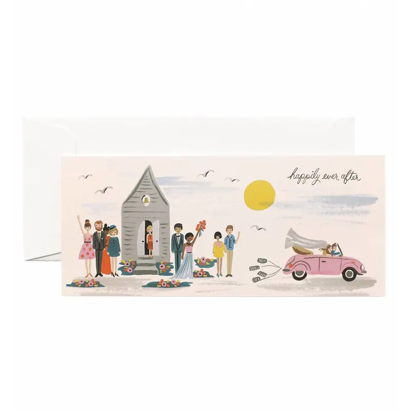 Kort med kuvert, Wedding Send-Off Card