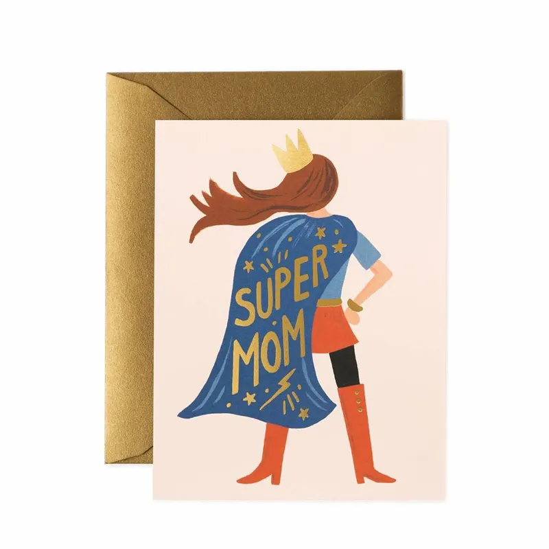 Kort med kuvert, Super Mom