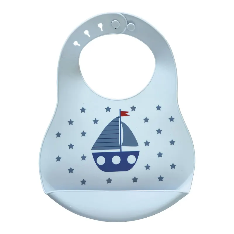 Baby bib Noah, Blue