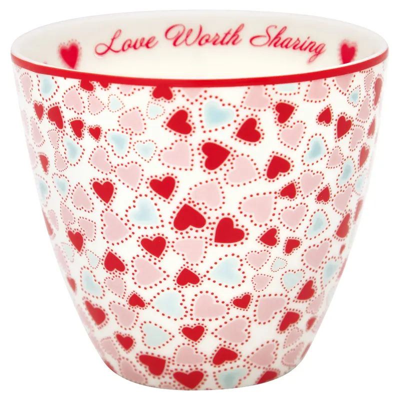 Lattemugg Love, White