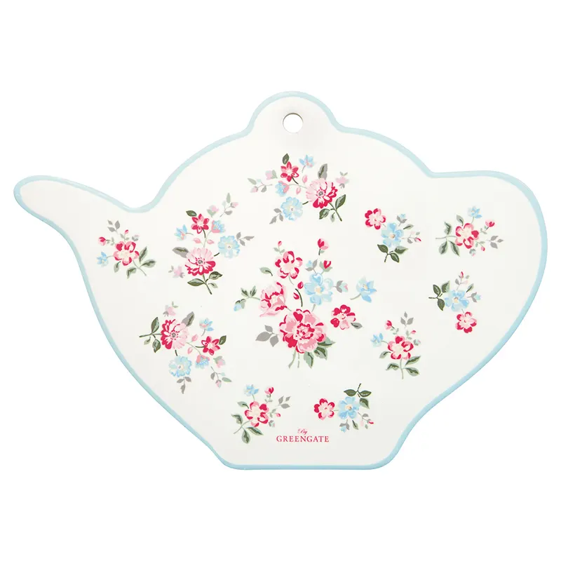 Coaster teapot Sonia, White