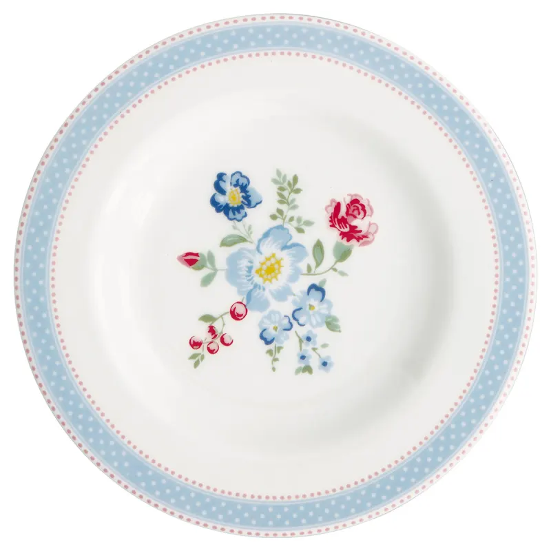Liten assiett Evie, White