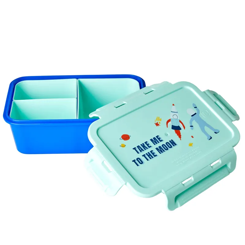 Lunchbox with 3 Inserts - Space print