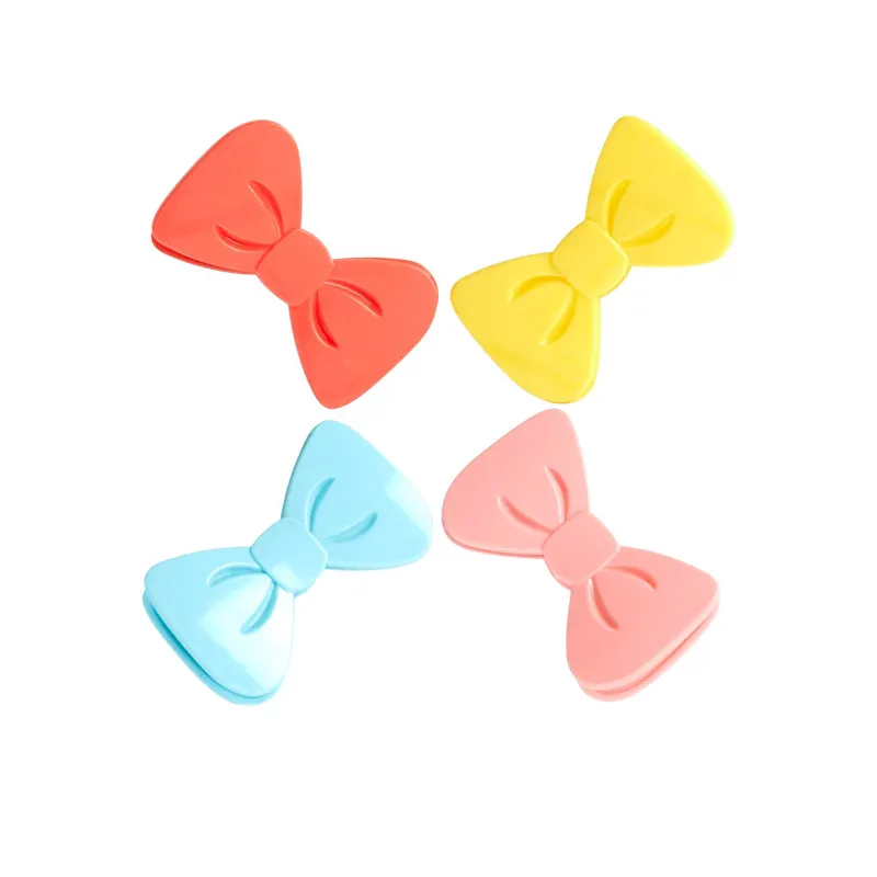 Jumbo Clip in Bow Shape - set of 4 pcs