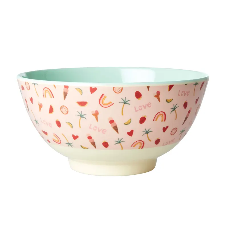 Melamine Bowl with You go girl Print, Medium