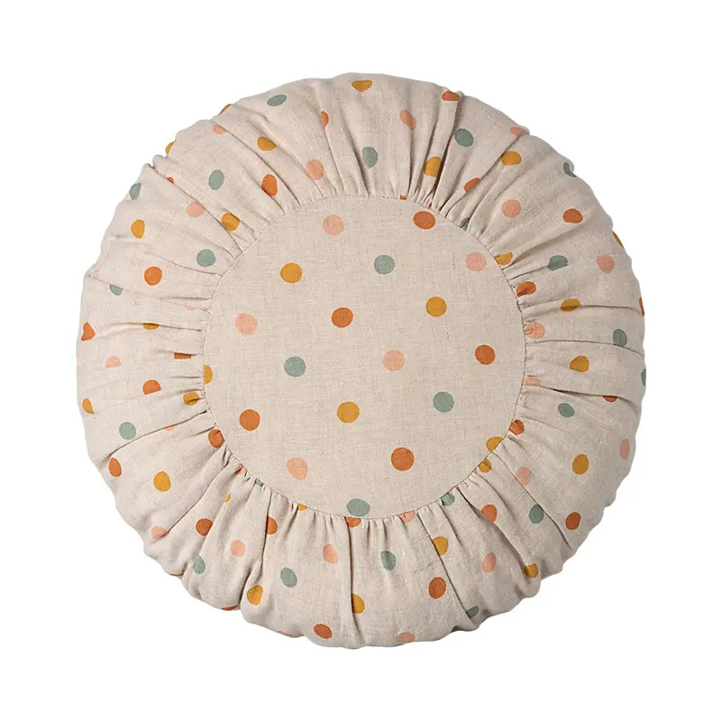 Cushion Round, Multi dots