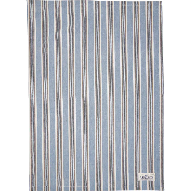 Kökshandduk Ivah stripe, Blue