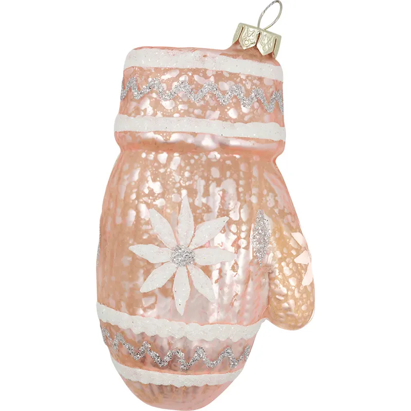 Mitten Snowflake, Pale pink