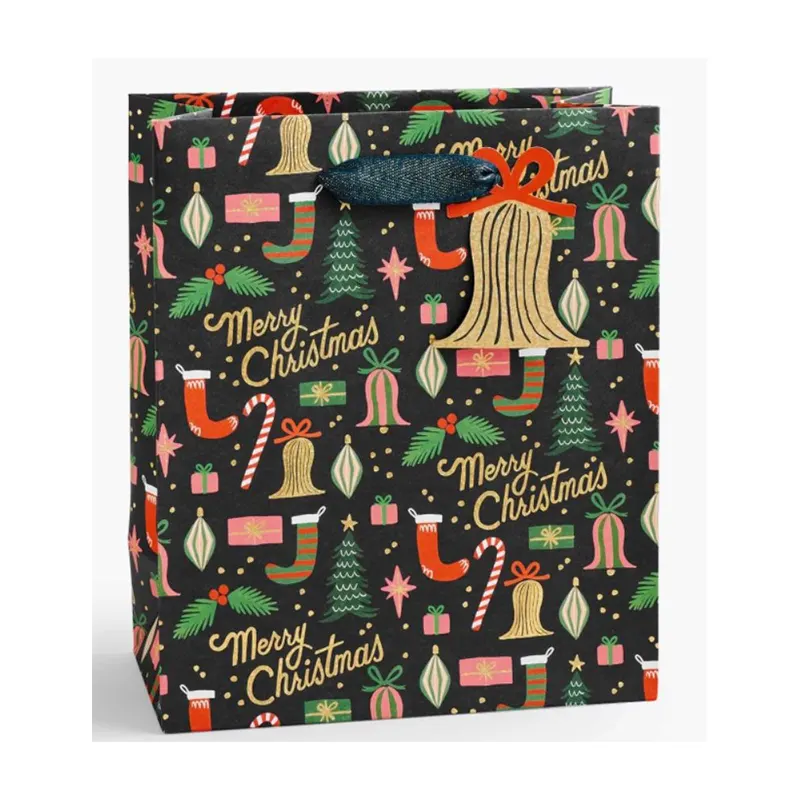 Gift bag, Deck the Halls - Medium