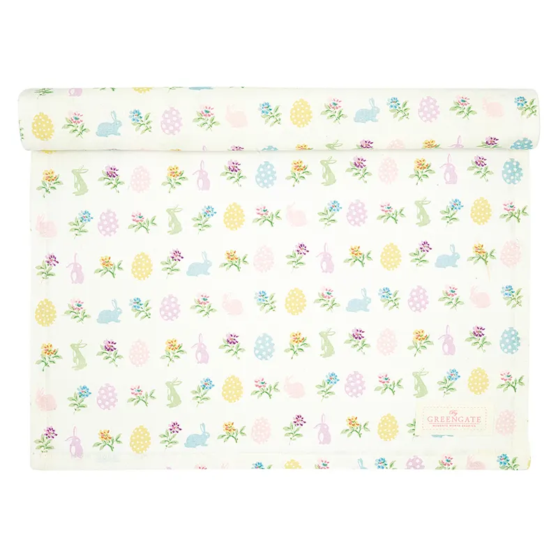 Table runner Cilja easter, White