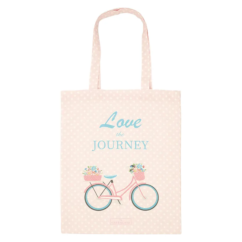 Bag cotton Alvilda, Pale pink