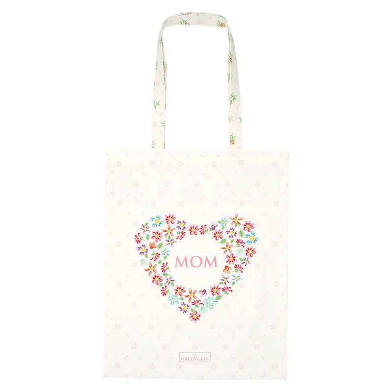 Bag cotton Mom, White