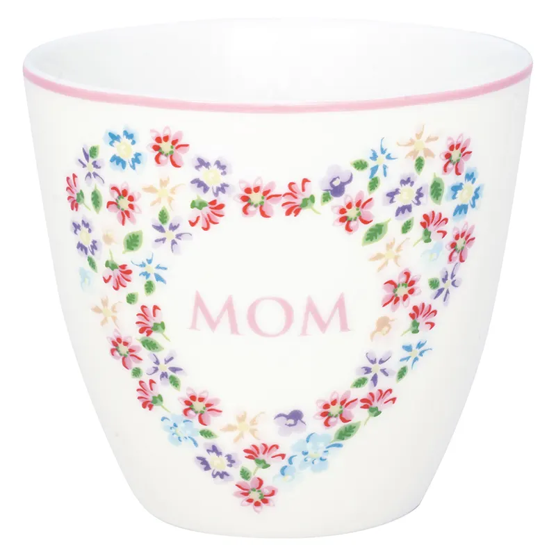 Lattemugg Columbine Mom, White