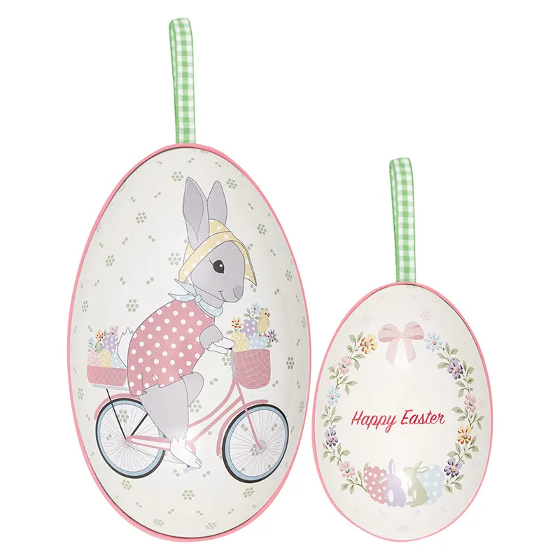 Egg Cilja easter, White set of 2