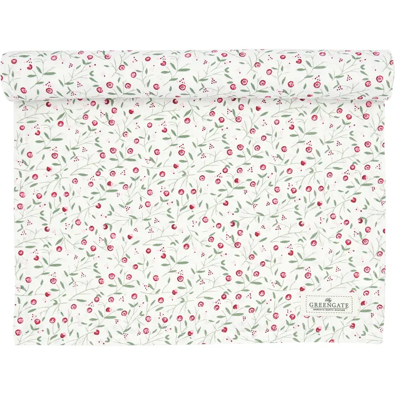 Table runner Maise, White