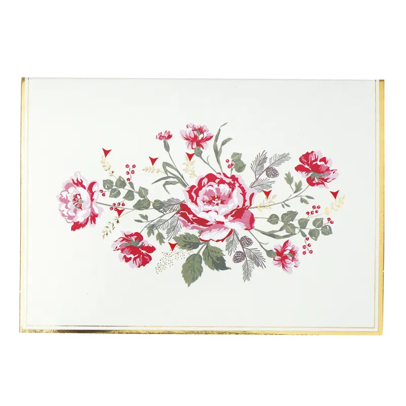 Kort med kuvert, Leonora White Medium