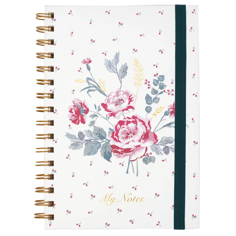 Notebook Leonora, White A5
