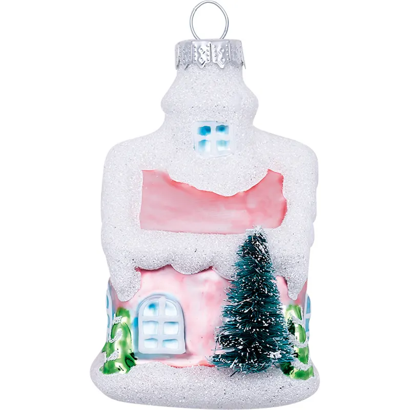 House Laura, Pale pink glass small