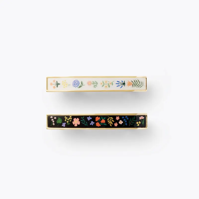 Hair clips Enamel set of 2, Menagerie Garden
