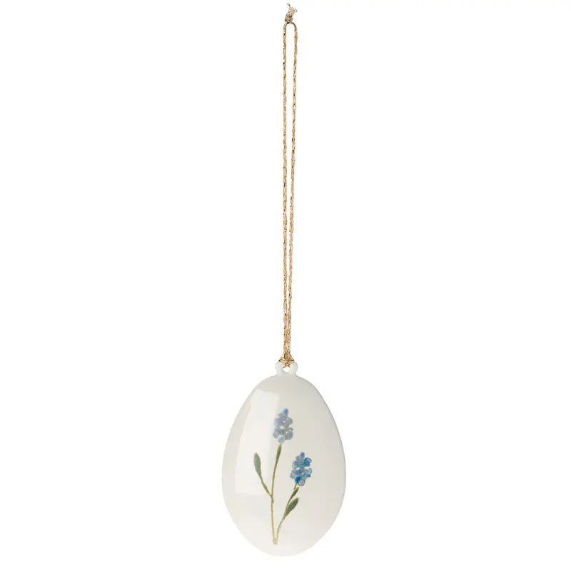 Easter egg ornament, Blue no2